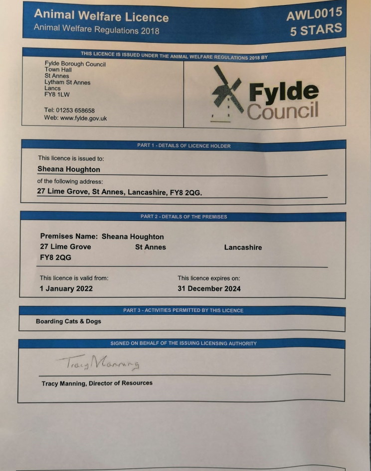 TWR Licence St. Annes